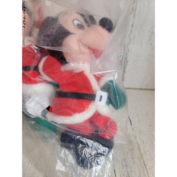 Santa Claus Mickey Minnie Mouse plush set xmas - Picture 5 of 7